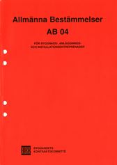Allmänna Bestämmelser AB 04