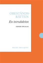 Obeståndsrätten. En introduktion. 9 uppl.