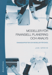 Modeller för finansiell planering och analys - övningsuppgifter